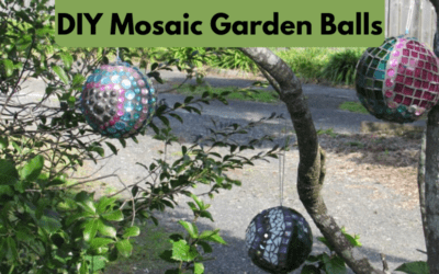 DIY Mosaic Garden Ball Set Project