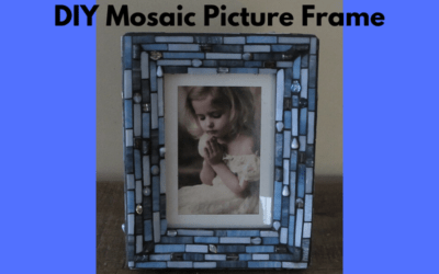 DIY Mosaic Picture Frame Project
