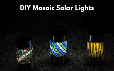 DIY Mosaic Solar Light Project