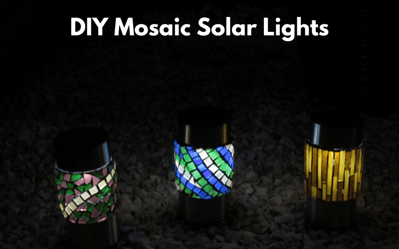 DIY Mosaic Solar Light Project