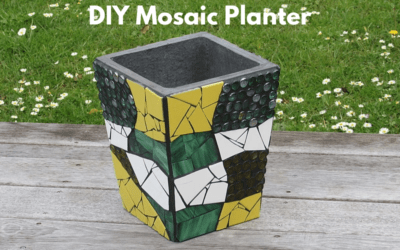 DIY Mosaic Planter Project