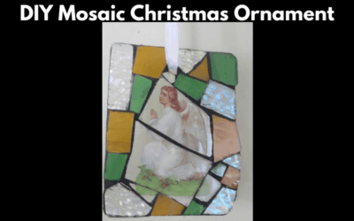 DIY Mosaic Christmas Ornament Project